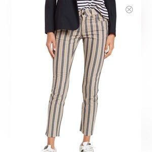 6397 Mini Striped Skinny Jeans